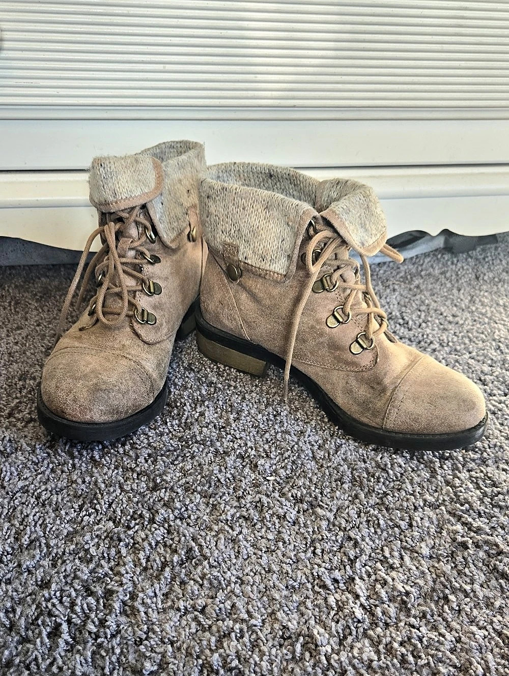 Daisy Brown Leather-Look Boots